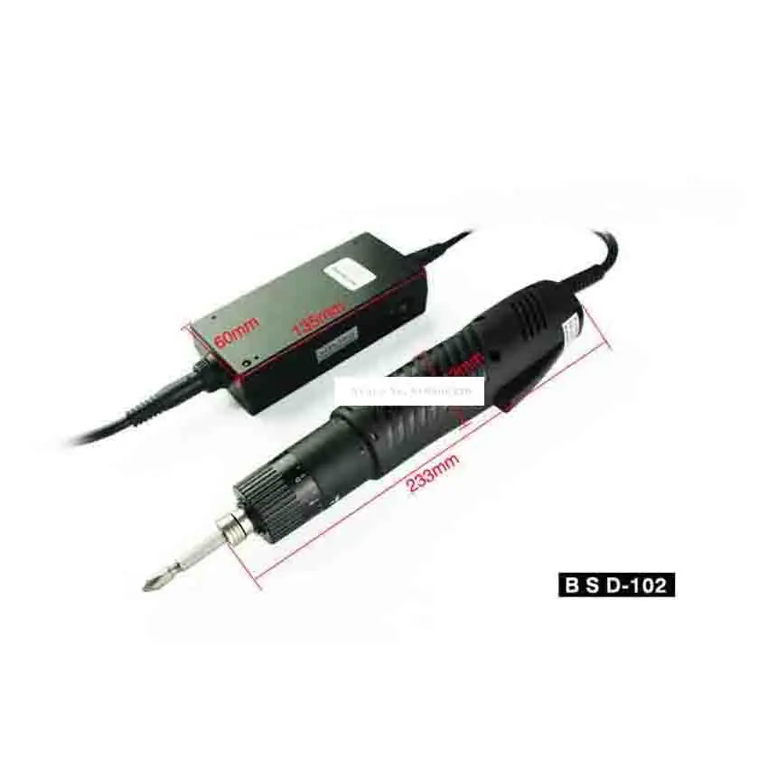 New Arrival Power Tools BSD-102 Straight Plug Type Electric Screwdriver, Adjustable Torque 4-35kgf.cm 220V 45W 1000r/min 6.35MM