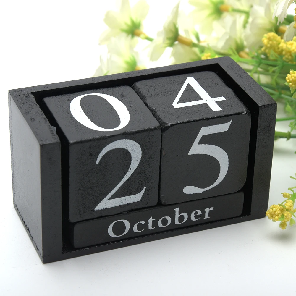 Домашний офисный декор для гостиной деревянный блок DIY многоразовый Настольный