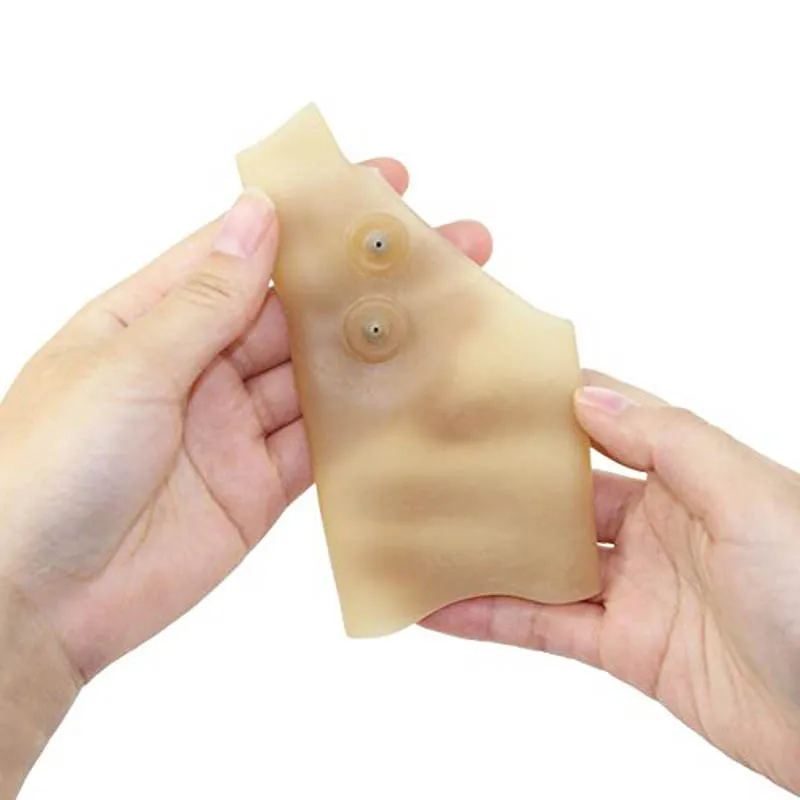 

2 Pcs Silicone Magnetic Therapy Gel Wrist Glove Support Hand Pain Ease Healthcare THIN889