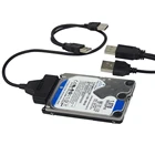 1 шт., Кабель-адаптер USB 2,5 к SATA 22pin