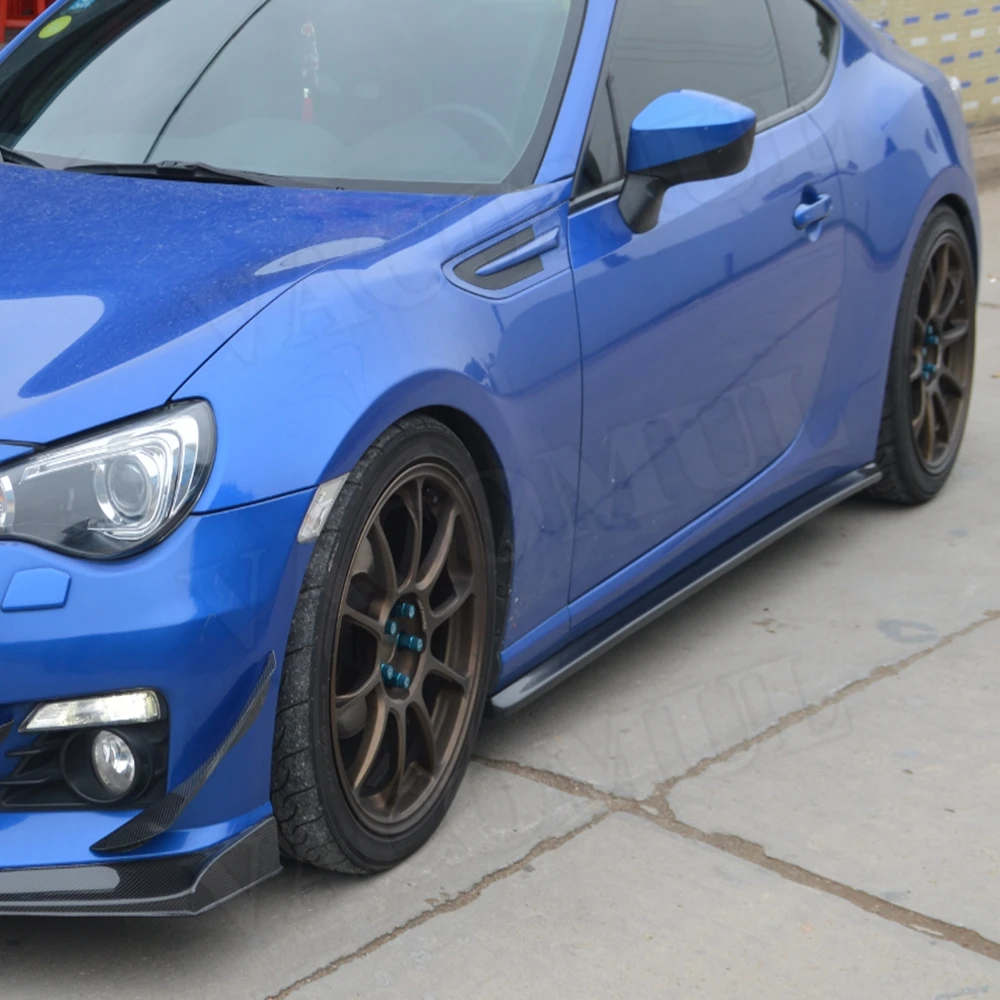 Carbon Fiber Side Skirts Sticker Trunk Trim Bumper Guard For Toyota GT86 Subaru BRZ 2014-2016 J Style | Автомобили и мотоциклы