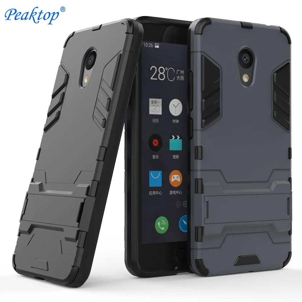 Полный противоударный защитный чехол для телефона MEIZU M5C M6 M5 Note MX6 M3S 15 Plus Pro 6 M6T U20 U10