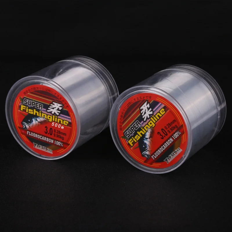 

500M Fishing Line Super Strong 100% Nylon Transparent Not Fluorocarbon Fishing Tackle Outdoor pesca Accessories Pro