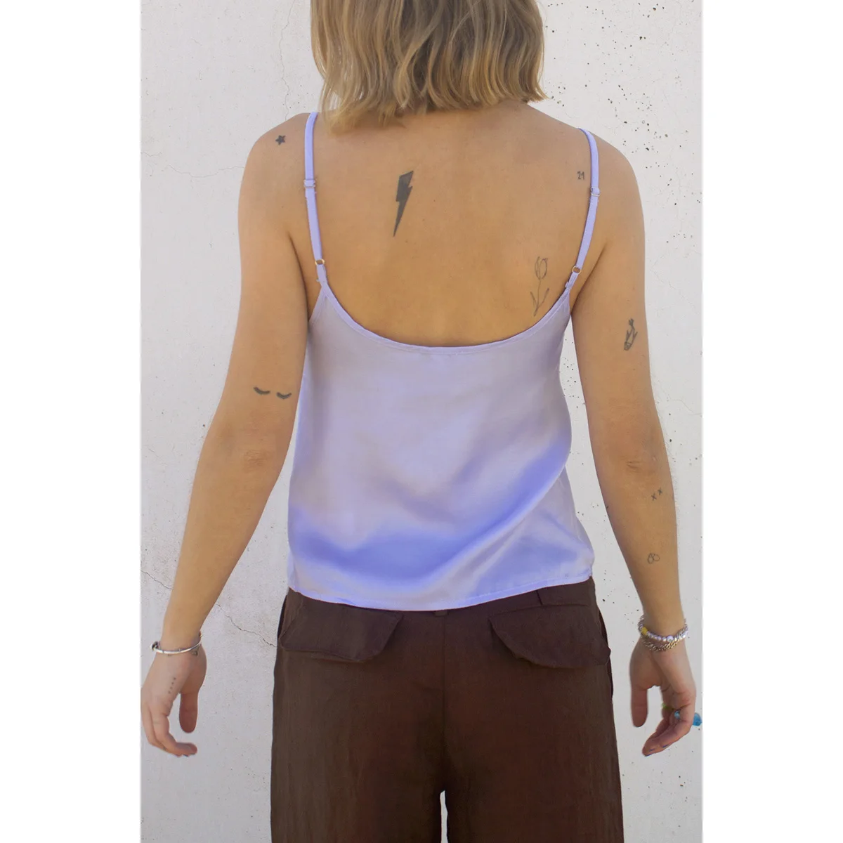 

2021 Women Camisole Floral Print Lace-Up Perspective Sleeveless Deep V-Neck Hollow Out Sling Summer Transparent Slim Fit Tanks