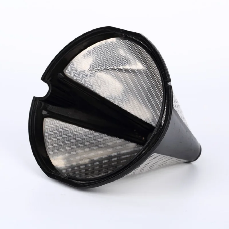 

Durable Coffee Strainer Basket LFGB Approved Cafe Maker Filter Permanent Stainless Steelr Silver Mesh With Handle Cuisine Tool