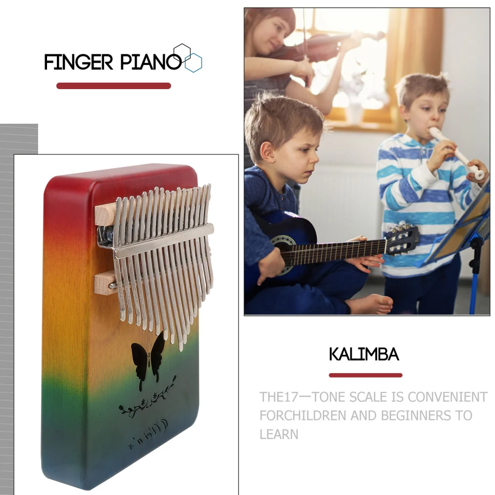 17-клавишное Пальчиковое пианино портативное |