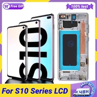 original 100 good for s10 s10e s10 lcd for samsung galaxy s10 g973 lcd display s10 plus g975 touch screen digitizer assembly