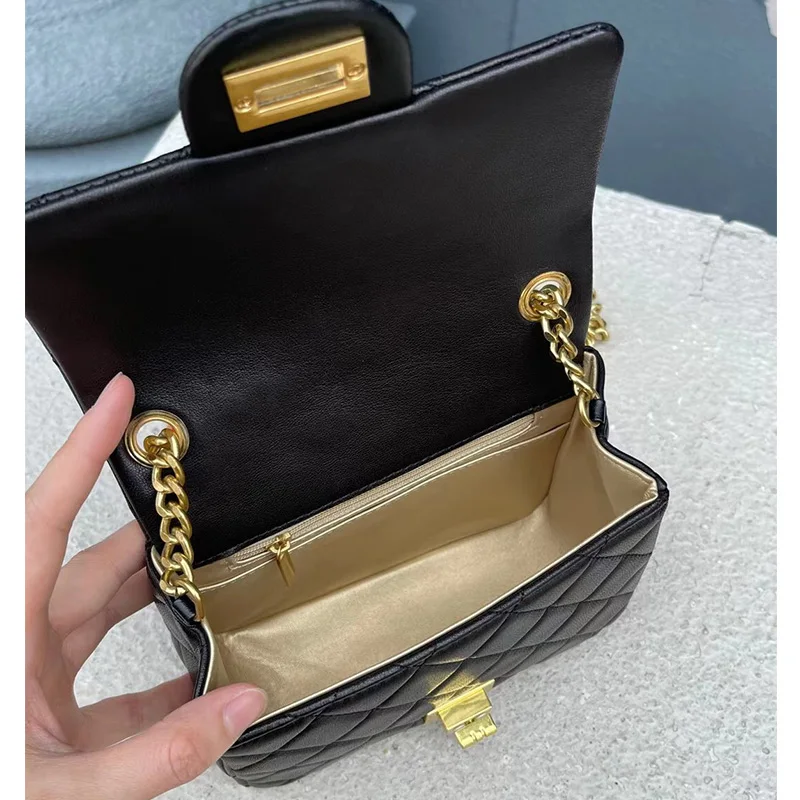 

Multicolor rhombus pattern leather hardware chain diamond shoulder bag ladies new fashion all-match large-capacity messenger bag