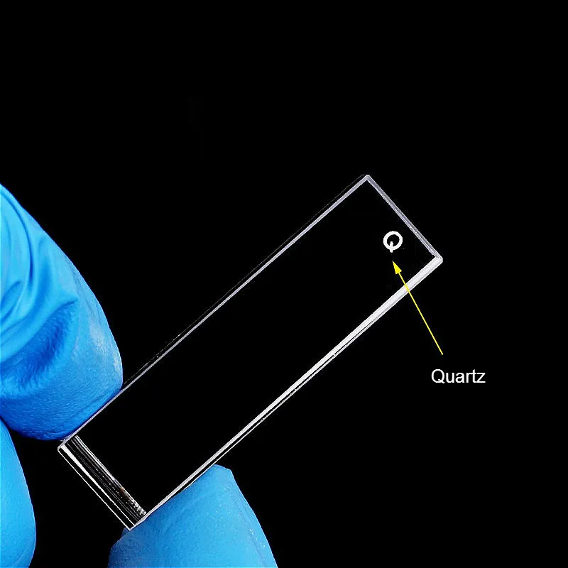 Cena Fluorescencyjna Kuweta Kwarcowa ścieżka świetlna 10 Mm Pięć Bocznych Przezroczystych Okien Wysoka Przepuszczalność światła Odporność Na Korozję 1 / PK