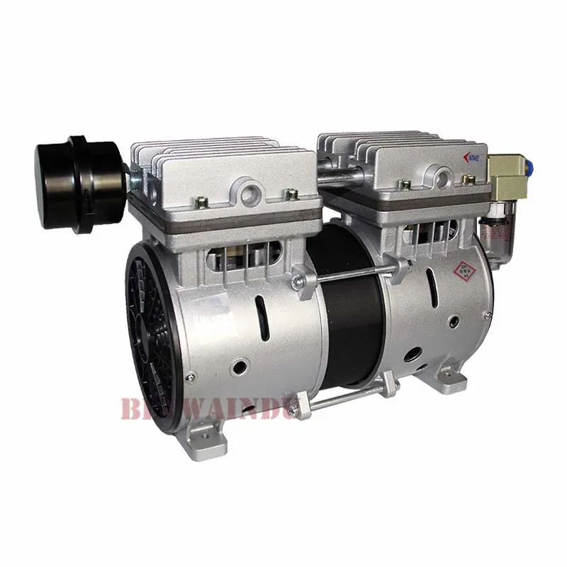 Маленький безмасляный вакуумный насос 330 Вт 220-98 кПа 60 л/мин