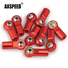 AXSPEED 1020 шт. M4 CW алюминиевая стяжканаконечники толкателя стальной шарик RC Tamiya грузовик гусеничный автомобиль