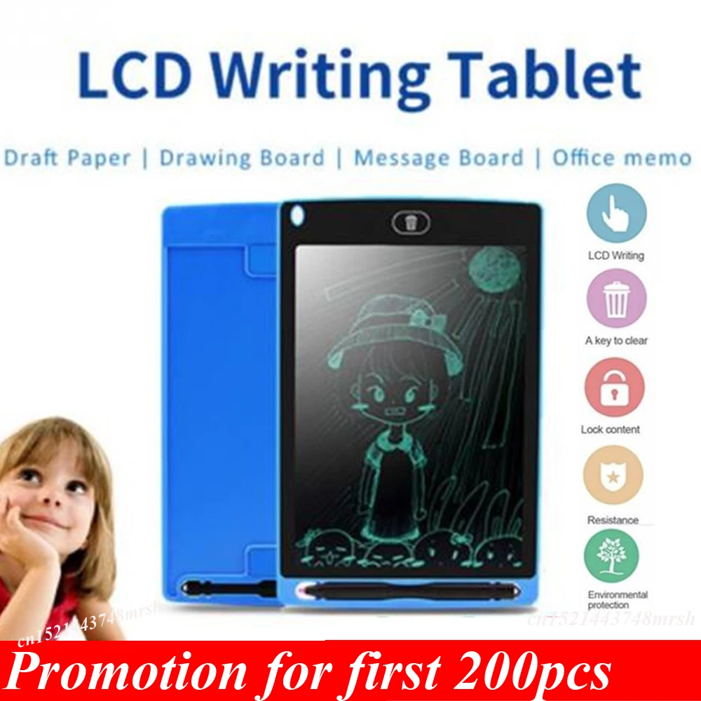12 дюймовый ЖК планшет для письма электронный блокнот графическая доска