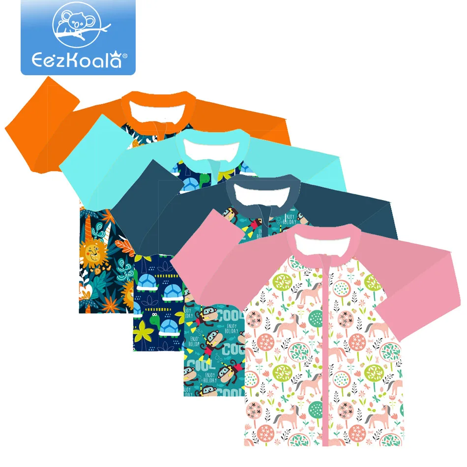 Купальник Eezkoala детский с длинным рукавом на молнии