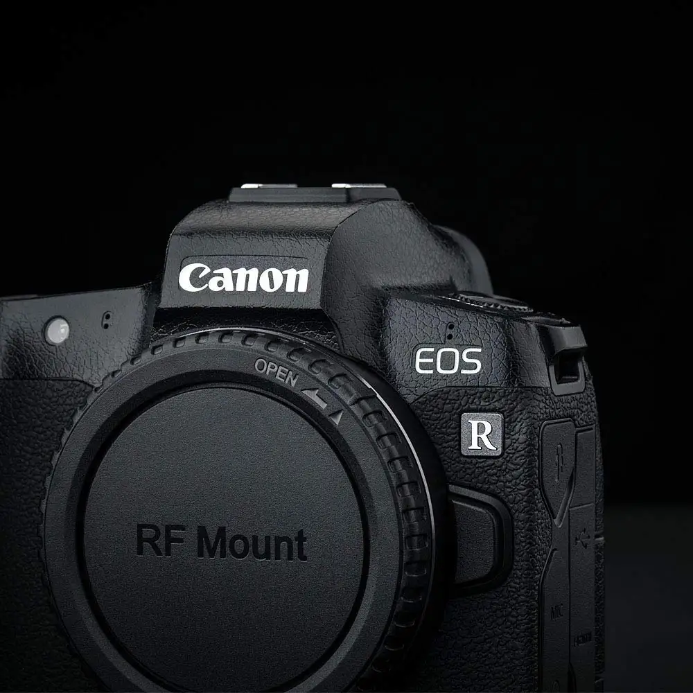 Кожаная текстура Защитная пленка для корпуса камеры Canon EOS R6 R5 RP R 200D 250D SL3 SL2 M6 Mark