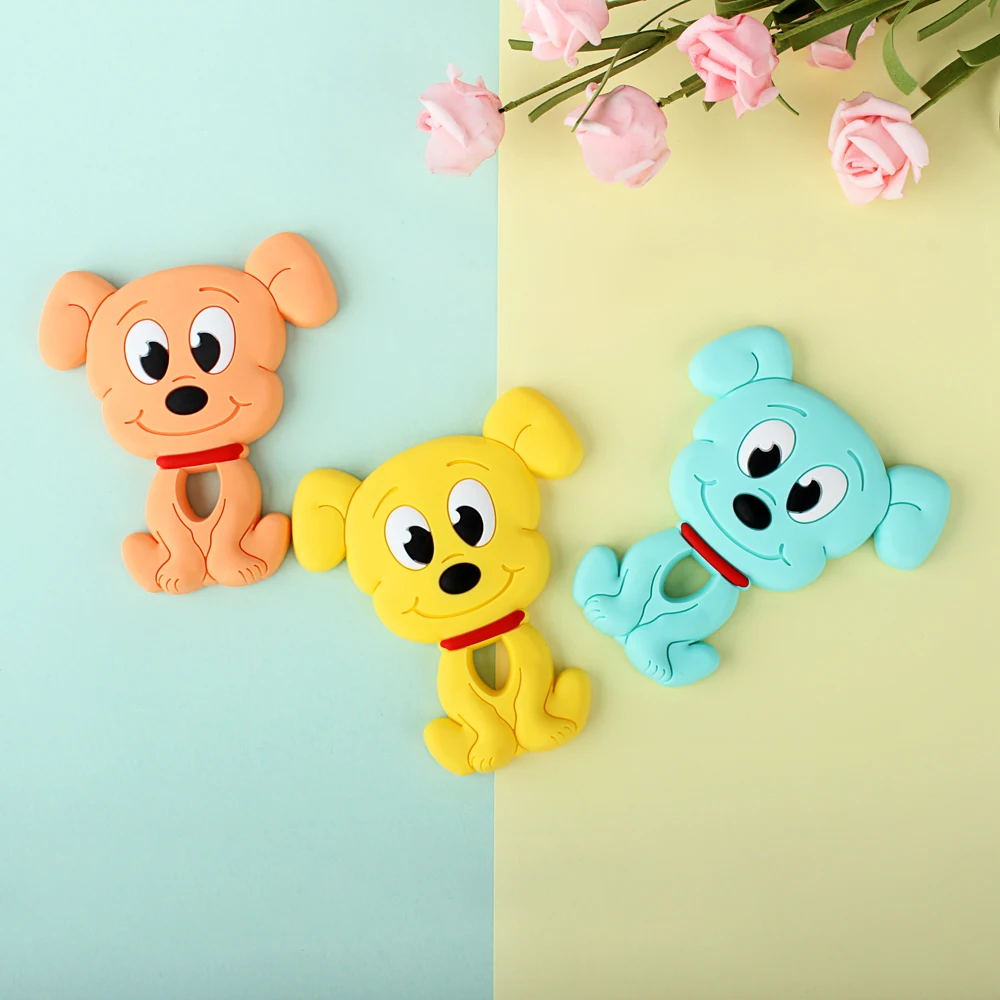 1 шт. силиконовая Игрушка грызунок для прорезывания зубов|Детские прорезыватели|