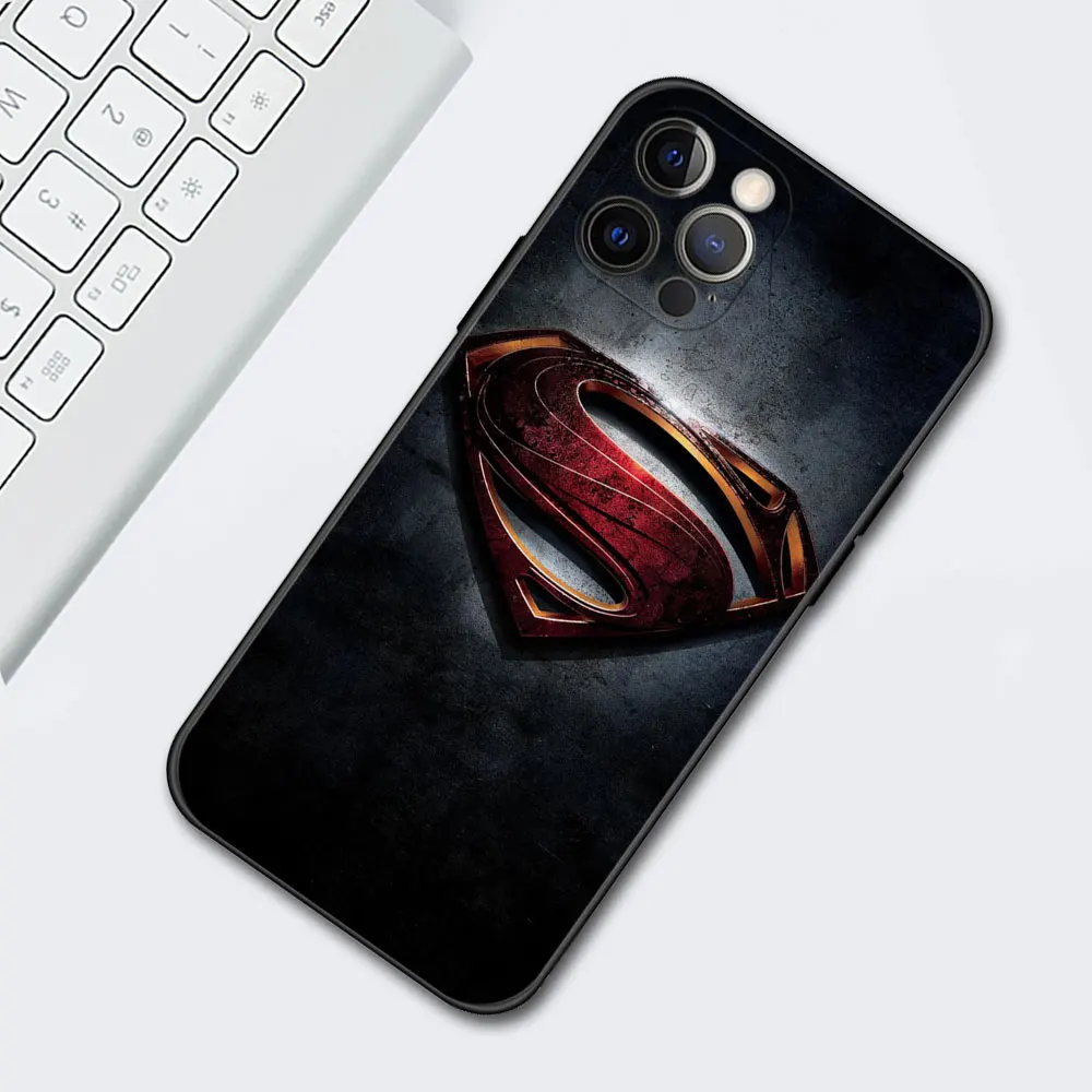 Чехол из ТПУ для iPhone 11 12 13 Pro Max Mini XR X XS MAX SE 7 8 Plus 6 6S чехол телефона Marvel супергерой