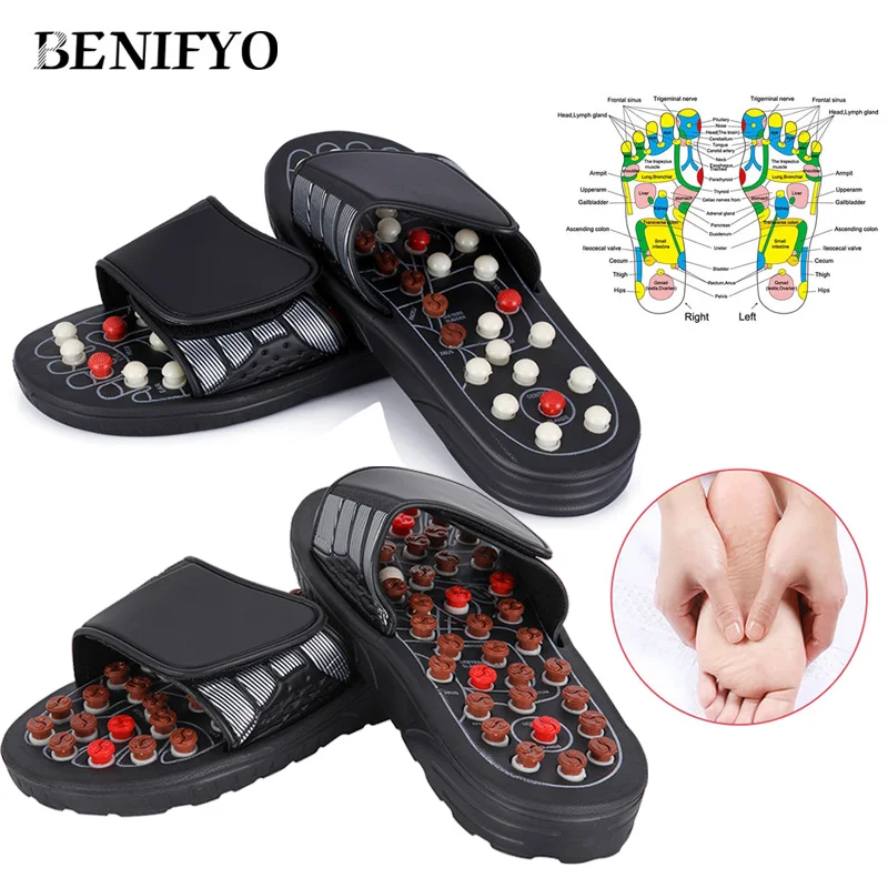 Массажные тапочки для ног рефлексотерапевтический акупунктурный массажер