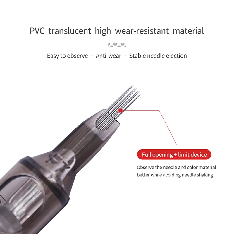 Одноразовая безопасная тату-машинка HJ игла для перманентного макияжа RL RS RM M1 20