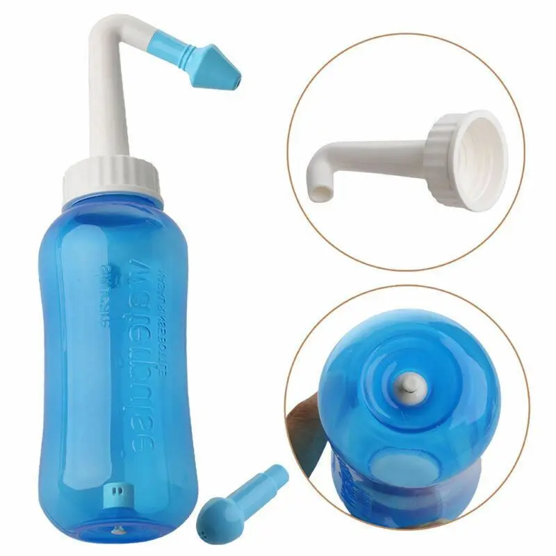 

Nose Wash System Sinus & Allergies Relief Nasal Pressure Rinse Neti pot