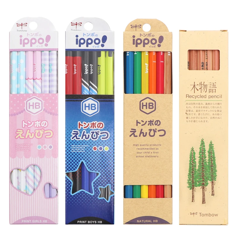 Японская Стрекоза Tombow ippo для учеников начальной школы шестигранная модель 2b