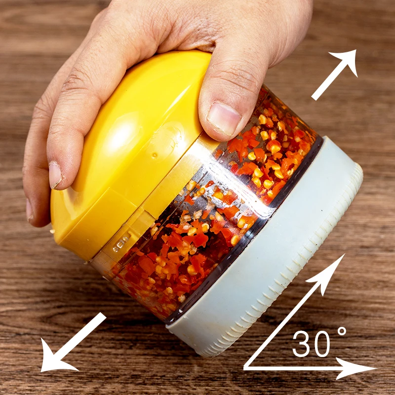 Вращающийся измельчитель резак для чеснока пресс ручная имбиря и мяса фруктов