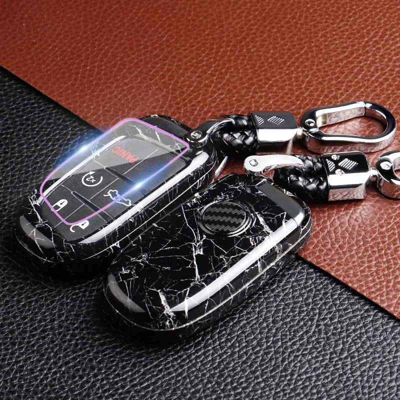 ТПУ дистанционный смарт чехол для ключей Dodge Journey charger Jeep Renegade Grand Cherokee Chrysler 200
