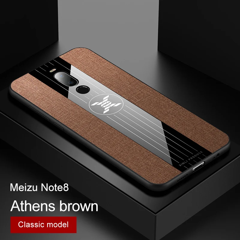 Для meizu Note 9 8 чехол Роскошная жесткая ткань с кольцом магнитный штатив тонкая защитная задняя крышка для meizu m9 note note9 note 8