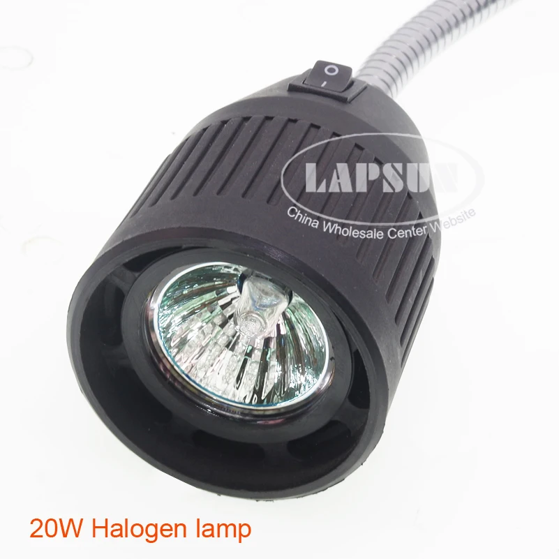 Регулируемый галогенный светильник переменного тока 20 Вт 220 В лампа гусиная шея