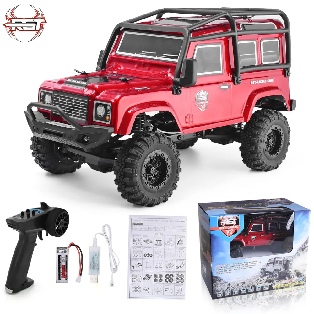 

RGT Rc Crawler 4wd Off Road Rc Car 4x4 Lipo Monster Truck RTR Rc Rock Crawler 1/24 Scale Electric Power Rc Toys With Lights