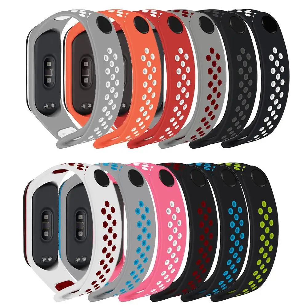 

Replacement Silicone Sport Watchband Strap for Xiaomi Mi Band 3 4 Smart Bracelet