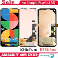 6 34 original for google pixel 5a lcd display touch screen replacement digitizer assembly for google pixel5a lcd