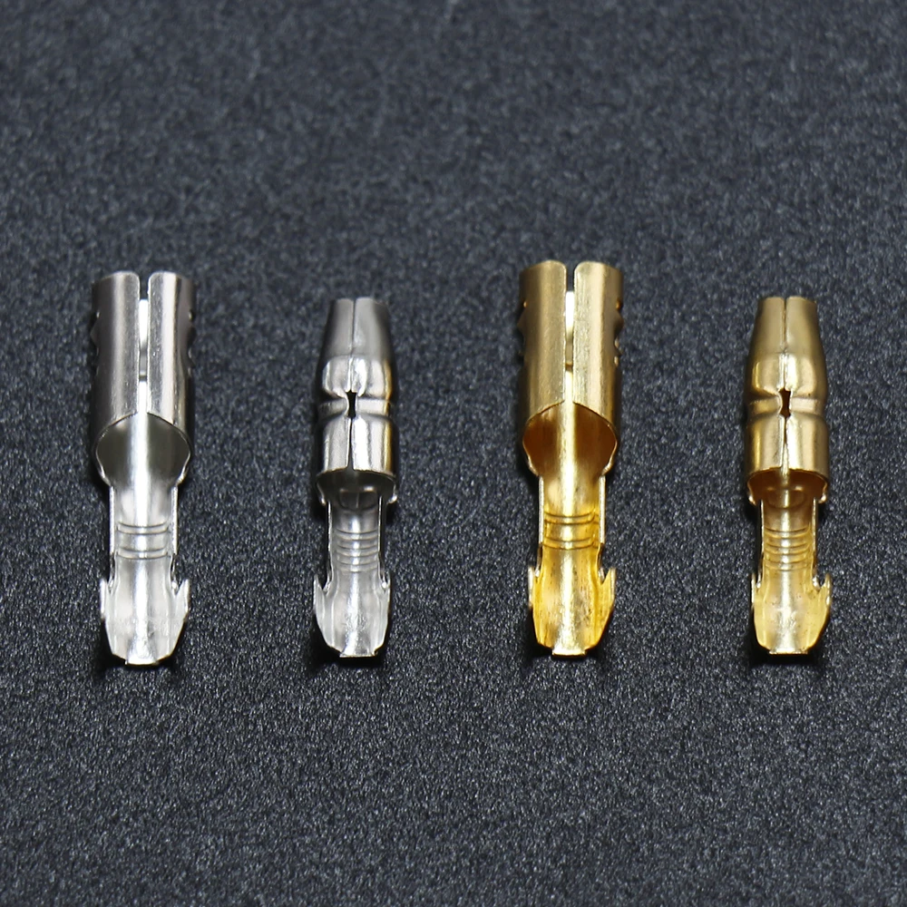 Обжимные клеммы для проводов 600/400 шт. набор гнездовых и мужских разъемов латунные