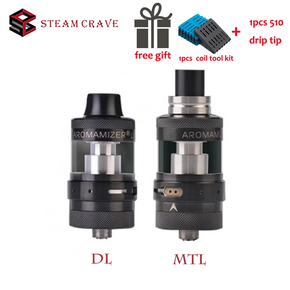 Оригинальный паровой аромамайзер жажда Lite MTL & DL RTA V1.5 23 мм испаритель с одинарной