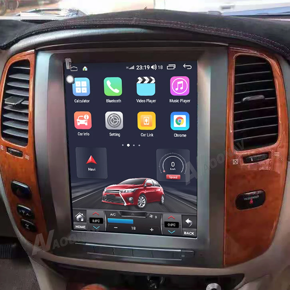 Автомагнитола Tesla Android 10 0 для Toyota Land Cruiser LC100 LX470 1992-2007 GPS-навигация carplay | Автомобили