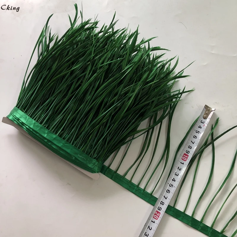 10 ярдов/партия крашеные гусиные перья 15 20 см|Перо| |