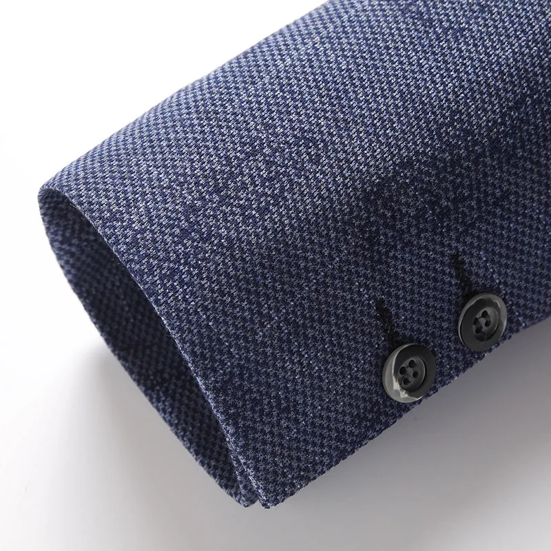 

New Arrival Fashion High Quality Spring And Autumn Thin Men Youth Jacquard Casual Single Breasted Blazer Suit Plus Size M-3XL4XL