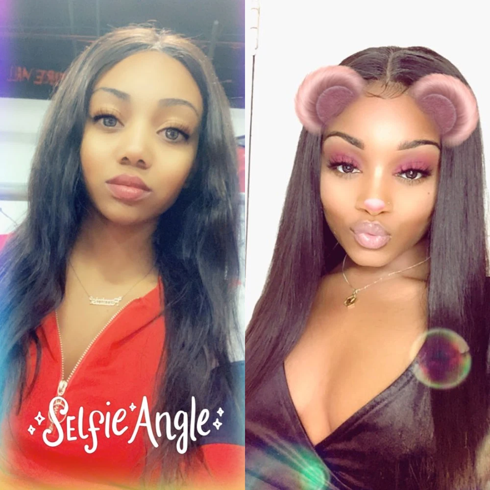 Сапфировые кружевные передние человеческие волосы парики бразильские 360 al