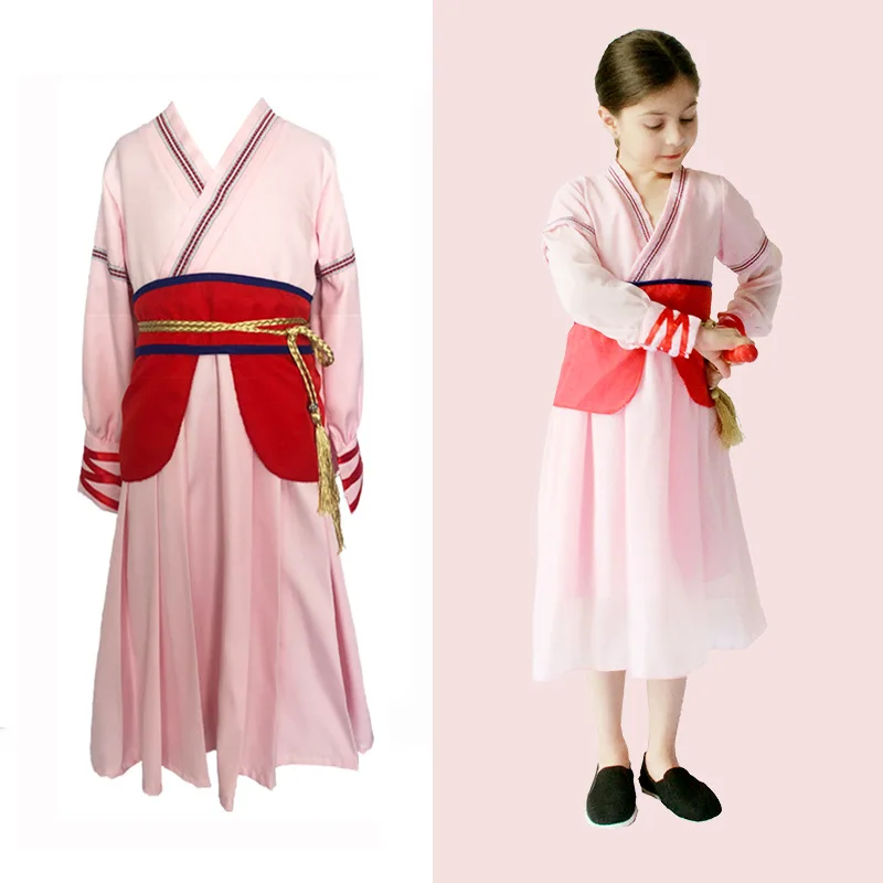 

Autumn Girl Clothing Children Magnolia Hanfu Dress Costume Baby Girl Clothes Autumn Winter China Princess Cosplay Costume