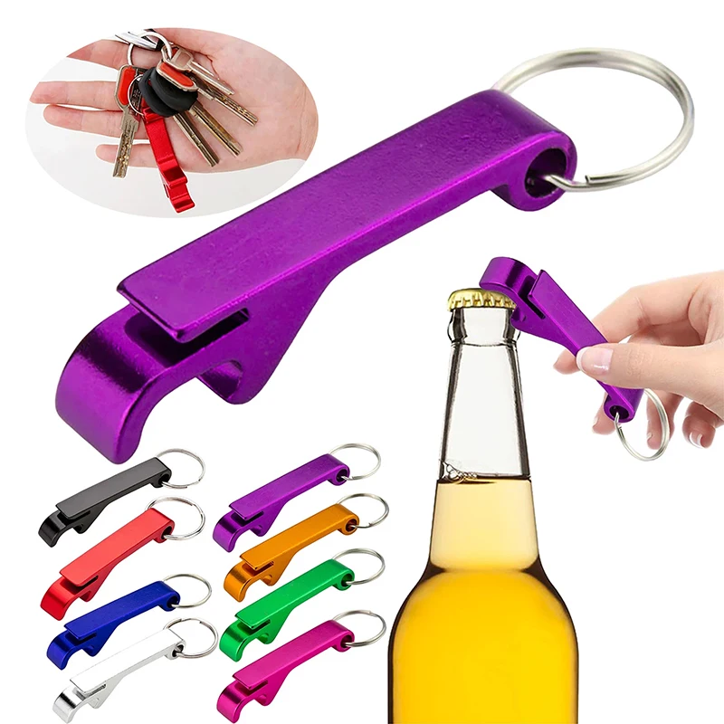 

Брелок для ключей, карманный мини-брелок из алюминиевого сплава, открывалка для напитков и пива, подарки на свадьбу и вечеринку