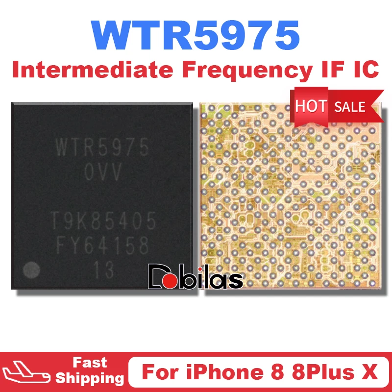

3Pcs WTR5975 Original New For iPhone 8 8Plus X Intermediate Frequency IF IC Chip U_WTR_E LTE Transceiver IC Chipset