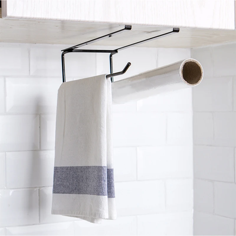 Кухонная подставка для полотенец настенная вешалка домашний шкаф дверной крючок