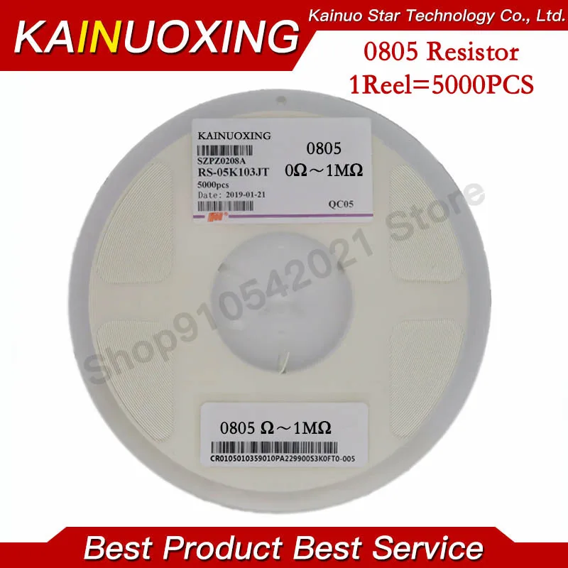 5000 шт. 0805 SMD 1/4 Вт 0R ~ 10 м чиповый резистор 0 10R 100R 220R 330R 470R 1K 4 7 K 10K 47K 100K 100 330 470