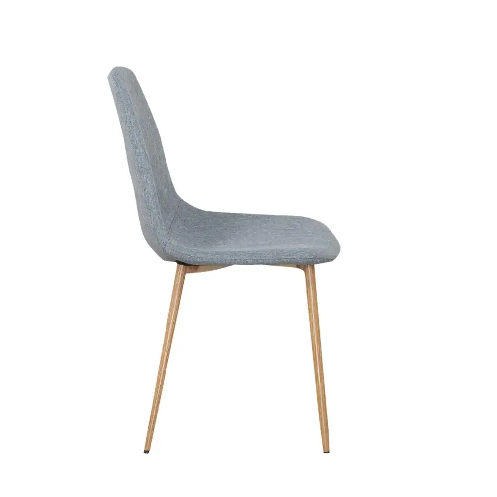 Набор из 4 средневековых Ретро высококачественных льняных стульев ножки массива