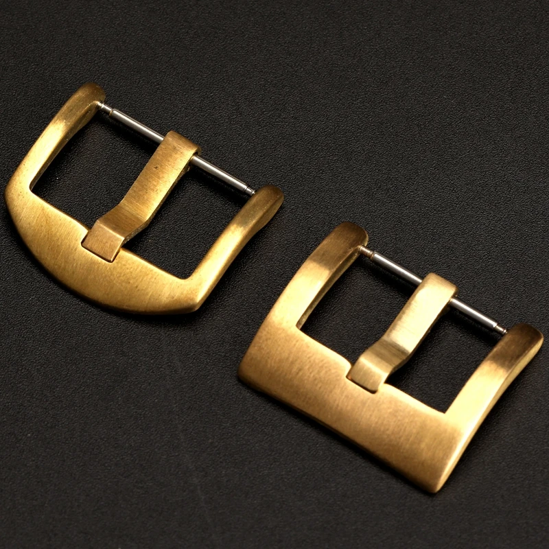 Новое поступление адаптируемая Механическая бронзовая Пряжка Allbai 18/20/22/24 мм