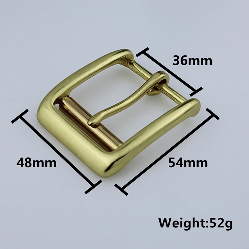 DIY аксессуары для кожевенного ремесла твердая латунная пряжка ремня роликовая