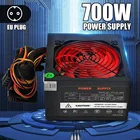 PCI SATA ATX Блок питания для игрового ПК, макс. 700 Вт, 12 В, 24Pin  Molex Sata вентилятор 12 см, новый компьютерный блок питания для BTC