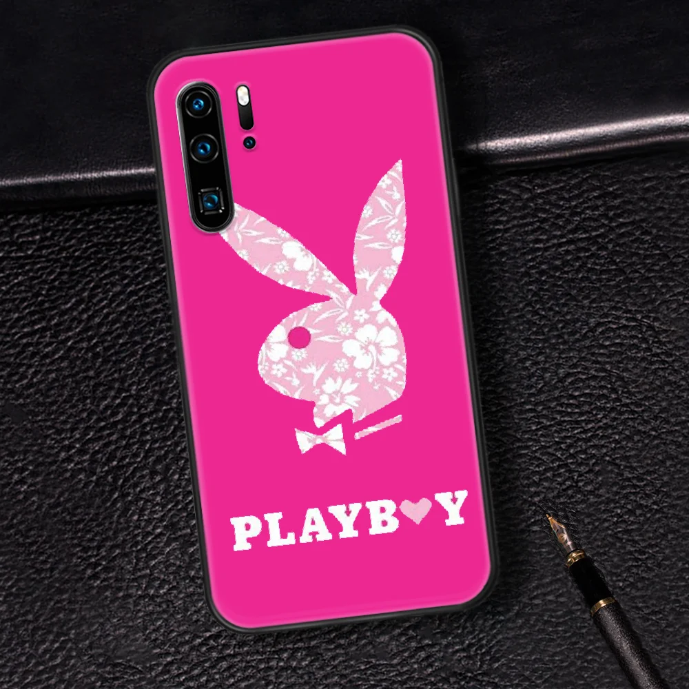 

Fashion Rabbit Brand Playboi Phone Case For Huawei P Mate 10 20 30 40 Pro Lite Smart 2019 2021 black Cell Painting Waterproof