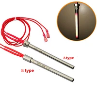 pellet stove igniter hot rod heating tube ignitor 10140150170 mm m161 5 thread for fireplace grill stove 300350w 220v