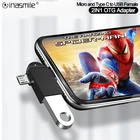 Переходник Micro USB (штекер)USB (разъем), 2 в 1, для мобильных телефонов, поддержка OTG, для подключения мыши, ноутбука, U-диска, поддержка OTG