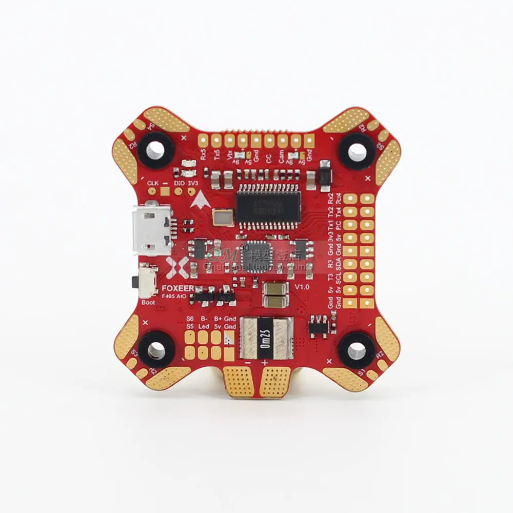 Onemodel/оригинальная плата контроллера полета Foxeer F405 F4 AIO для дрона FPV r 3 6S с